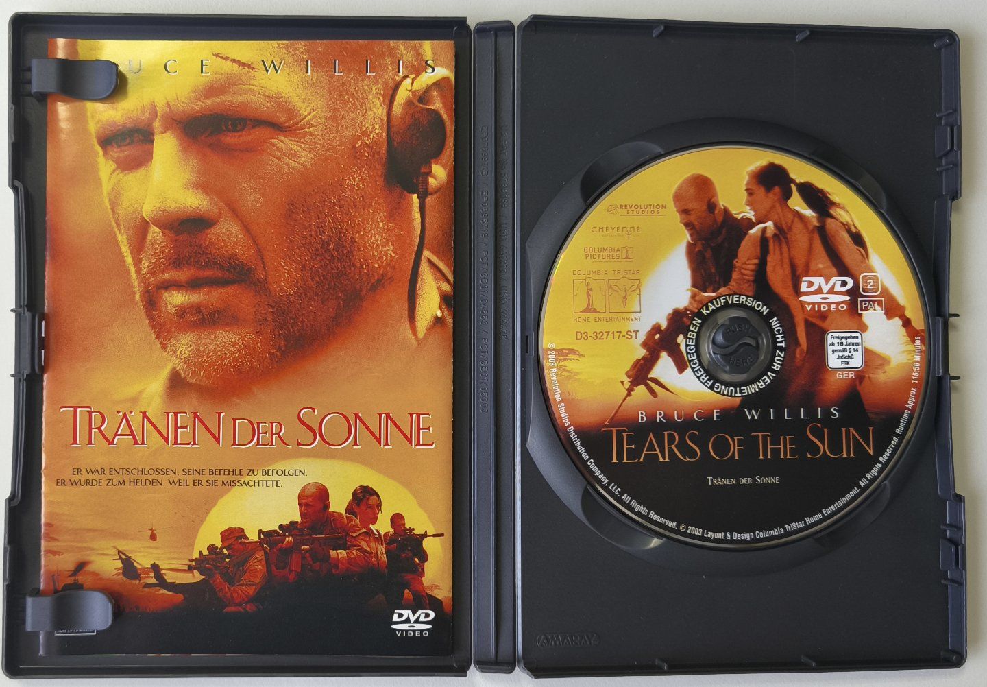 Alle DVDs: DVD: Tränen der Sonne - 2003 – Gebraucht aus Hagendorn von Thom.74 2