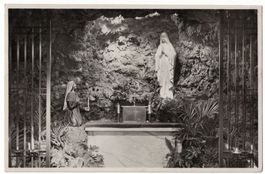 Zürich-Seebach, Maria-Lourdes-Grotte, gelaufen 1935