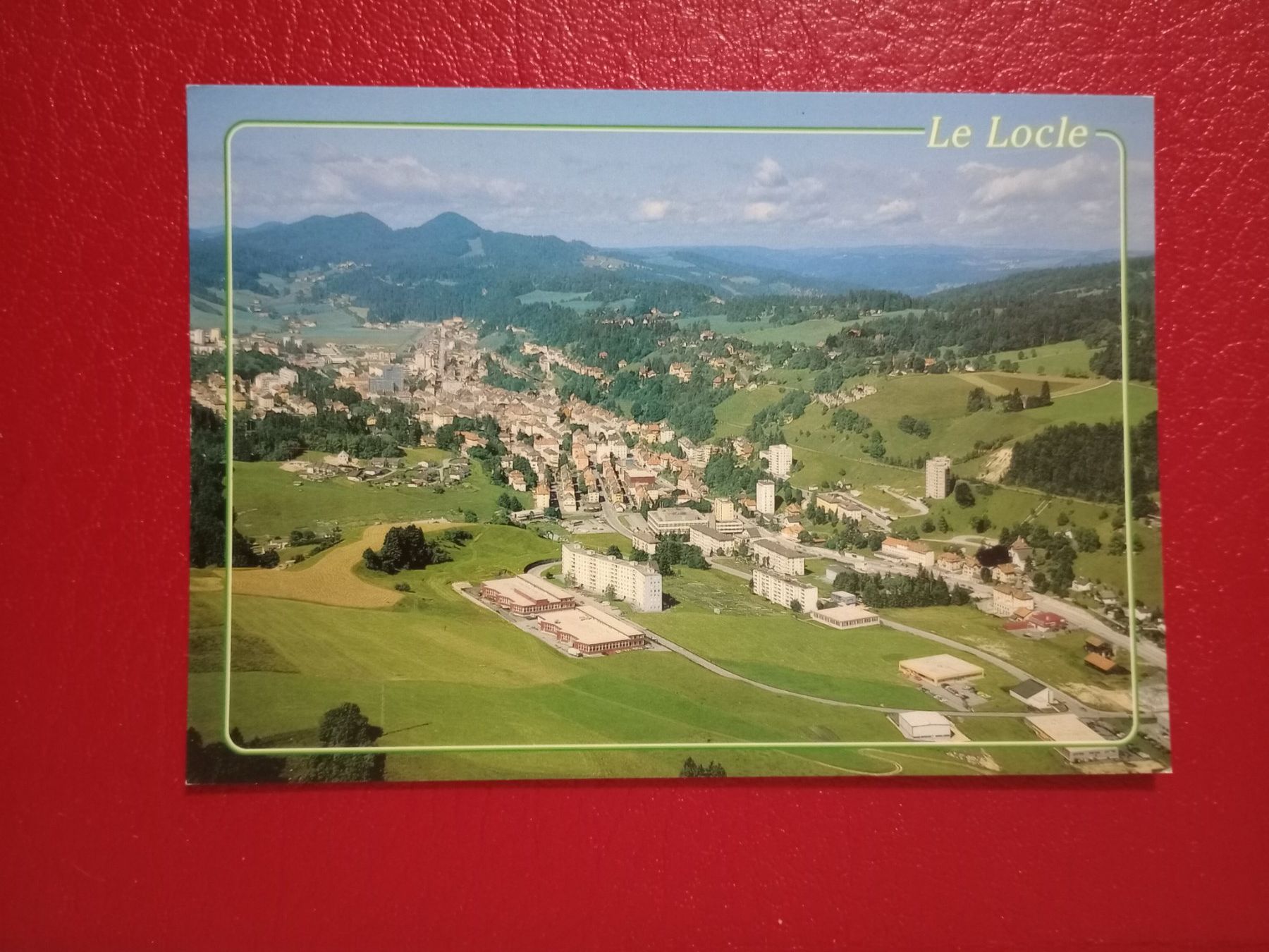 Ansichtskarten: Le Locle Neuenburg Vogelschau – Gebraucht aus Küttigen von Melisch1000