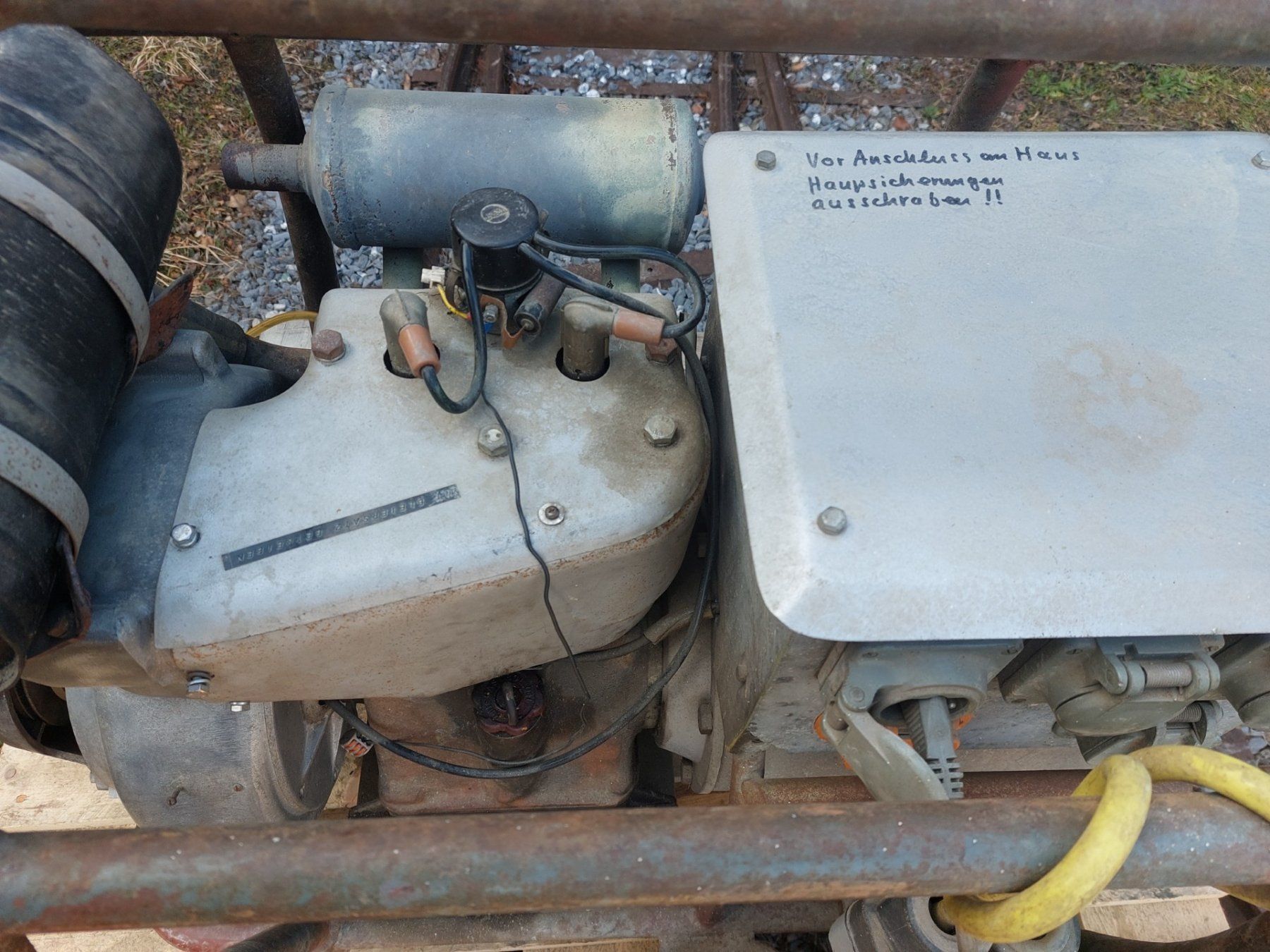 Generatori di corrente: Notstromgruppe/ Stromerzeuger/ Generator Motwatt 6KVA – Usato da Landquart venduto da Tractospeed01 7