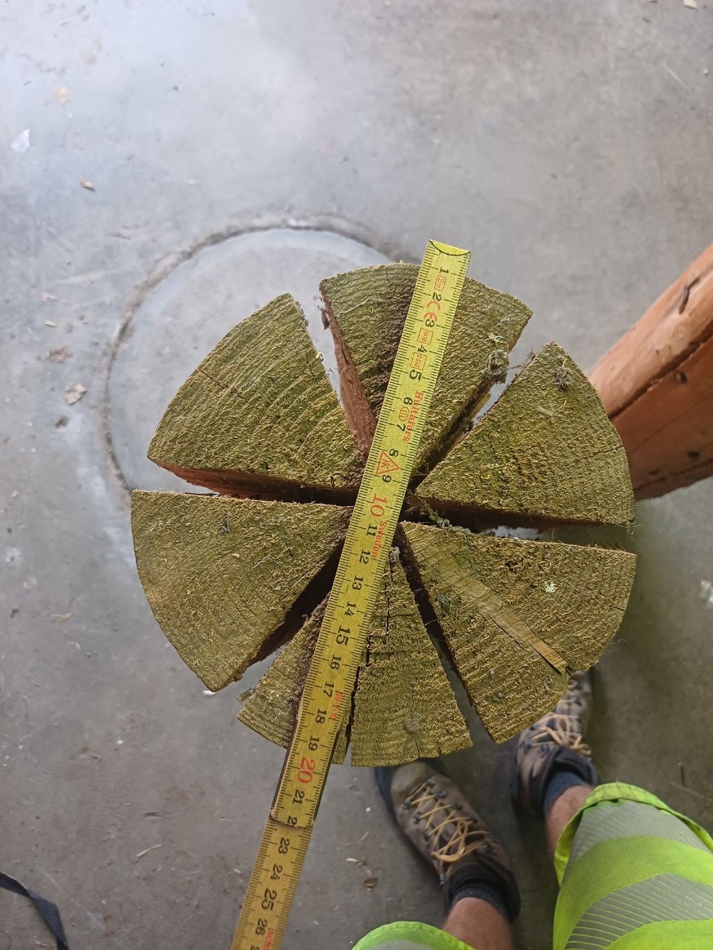 Articoli in legno: 3 Stück Finnenkerzen 1Meter hoch – Usato da Wangenried venduto da Recycler94 5