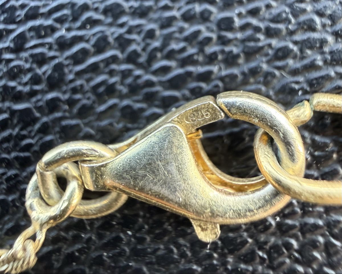 Ketten: Collier avec perle argent 925   – Gebraucht aus Les Bayards von aout 1