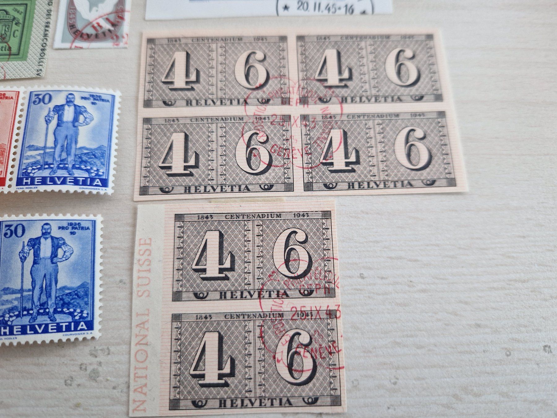 Tutti i francobolli: Blockausschnitte gestempelt und postfrisch, ab 1.- – Usato da Burgdorf venduto da Glossy01 3