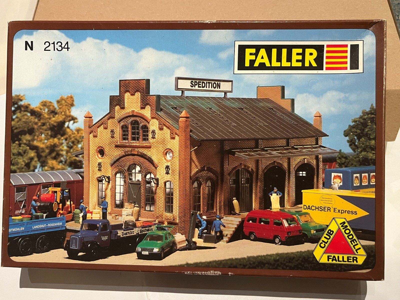 Faller Modellini di ferrovie: Faller N 2142 Lokwerkstatt – Nuovo e nell'imballaggio originale da Derendingen venduto da Benfis