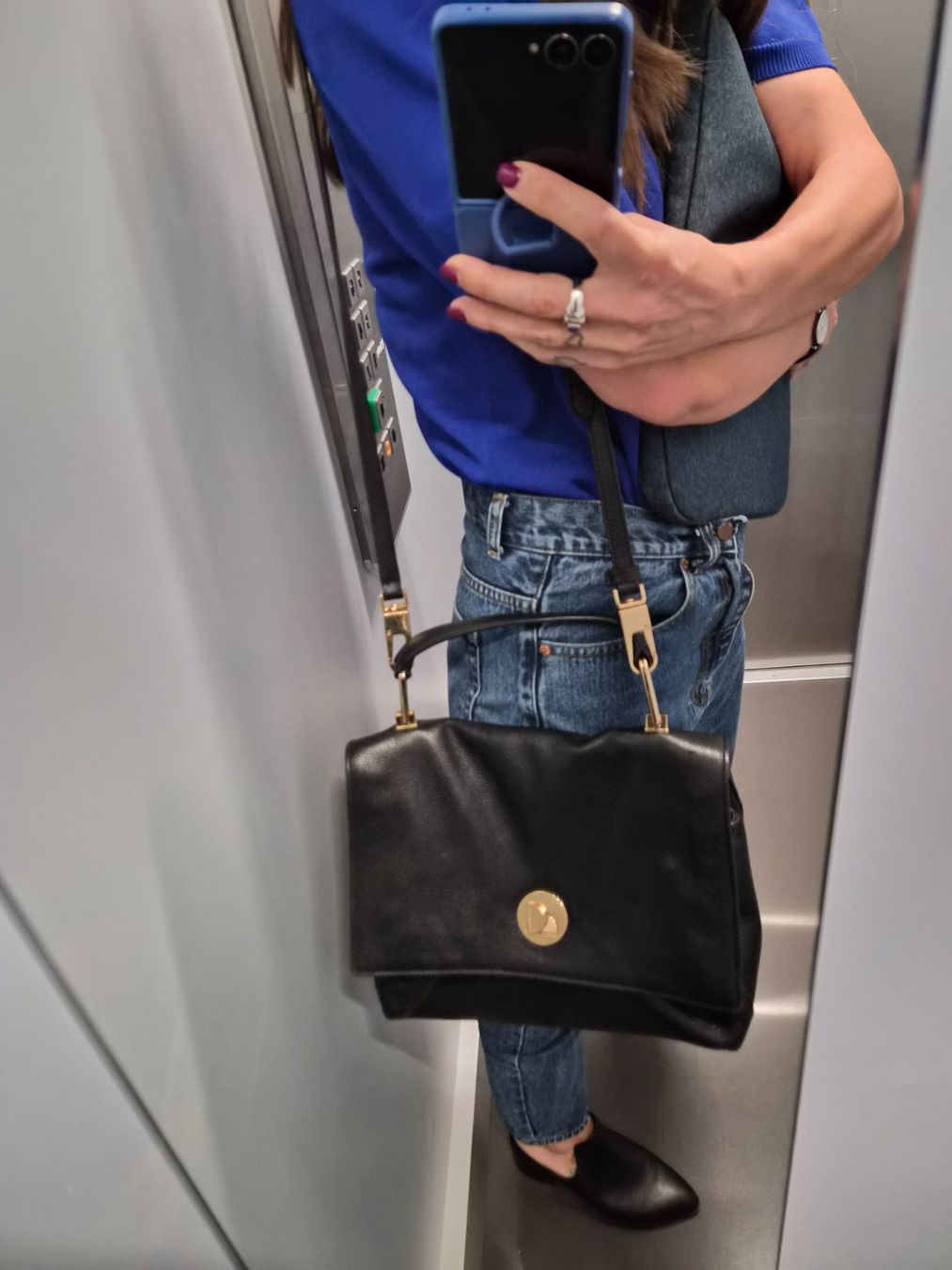 Coccinelle Borse da donna: Coccinelle-  Black Leather Bag- – Usato da Maur venduto da Sofi___ 5