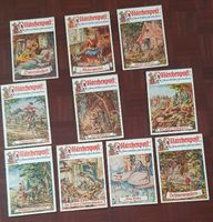 10 Stück Märchenpost,  Märchenbilder-Geschichten Sammelalbum