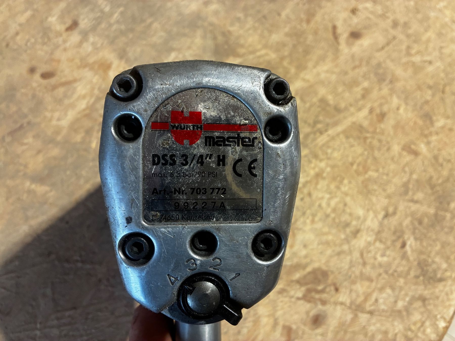 Würth Alle Werkzeuge: Würth Schlagschrauber DSS 3/4" H 1440NM – Gebraucht aus Zollbrück von outlet16 2