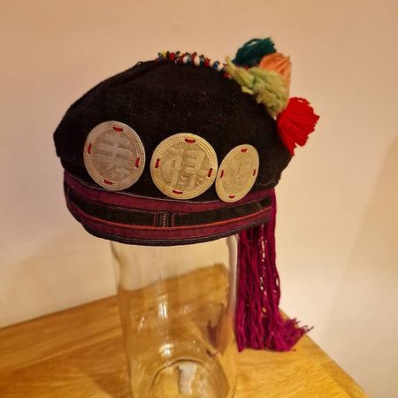 Bonnet tribu Dao, Nord Vietnam - unique 