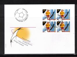 2007 FDC 4er Frauenfussball aus ABO
