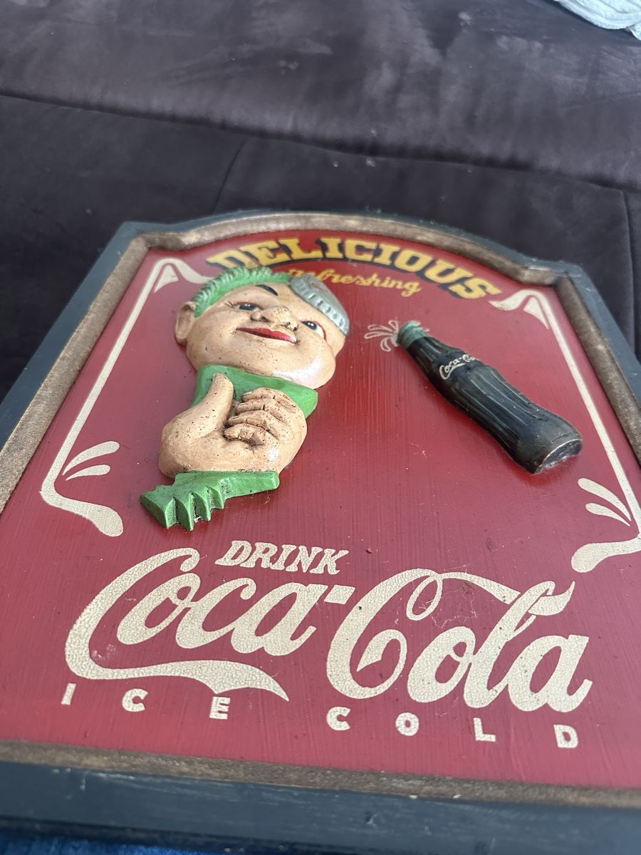 Coca-Cola Tutte le decorazioni: Coca Cola Werbung tafeln  – Usato da Altendorf venduto da Ama123 5