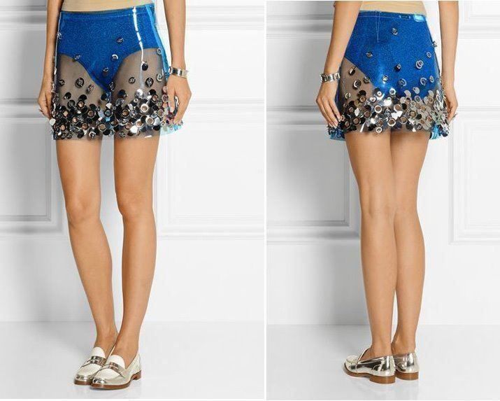 Miu Miu Röcke: MiuMiu, Mini jupe PVC bleue – Neu (gemäss Beschreibung) aus Genève von dachaw 5