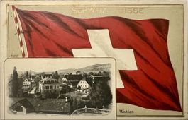 Alte AK mit Teilprägung Wohlen AG  von 1910