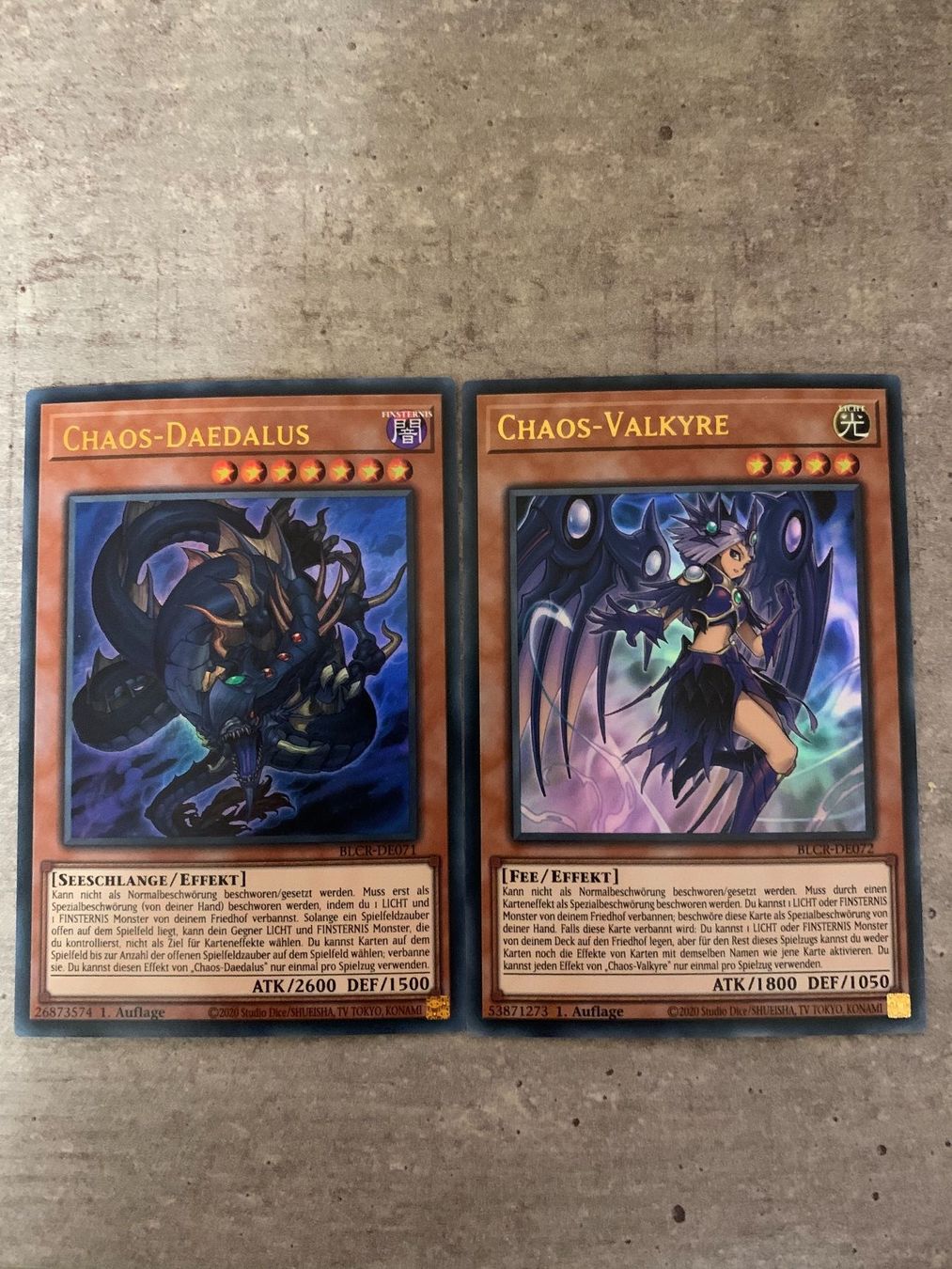 Yugioh Carte collezionabili: Chaos Set, BLCR-DE071/72, Ultra Rare – Usato da Gränichen venduto da Pauli94