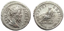 SEPTIMIUS SEVERUS silver denarius (203 AD)