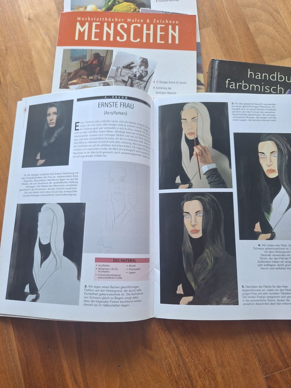Libri: Handbuch Farbmischtechniken + div. Anleitungen Maltechniken – Usato da Adliswil venduto da Marge1975 1