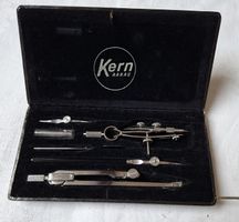 Vintage Zirkelset Kern Aarau im Etui