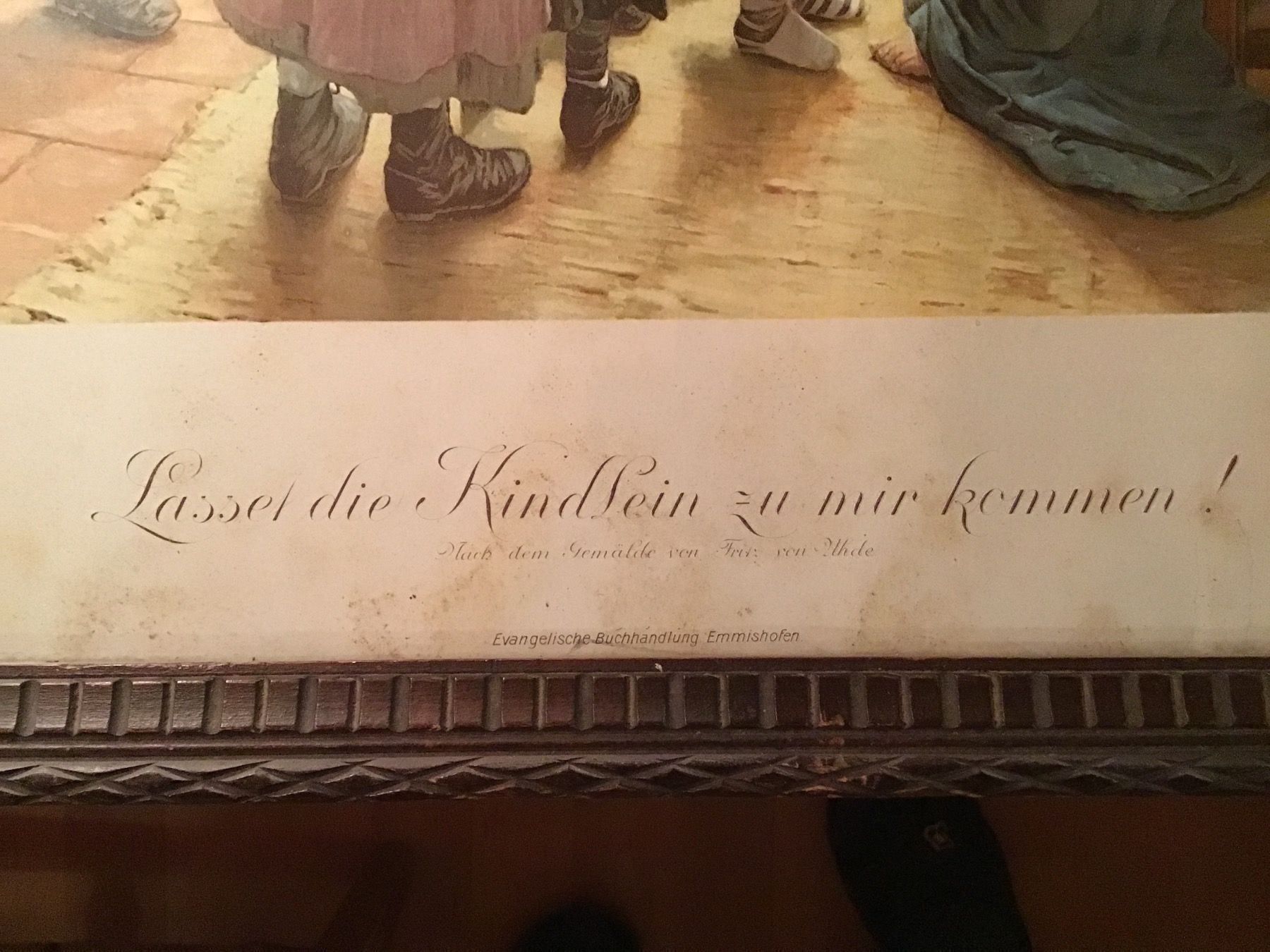 Foto & Immagini: Fritz v. Uhde: Jesus-Bild 57x46cm – Usato da Schliern b. Köniz venduto da Corinu59 1