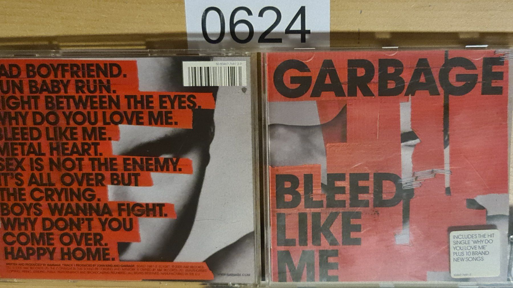 CD: Garbage - Bleed Like Me (Maxi-CD, Rar) – Usato da Dintikon venduto da Vexi