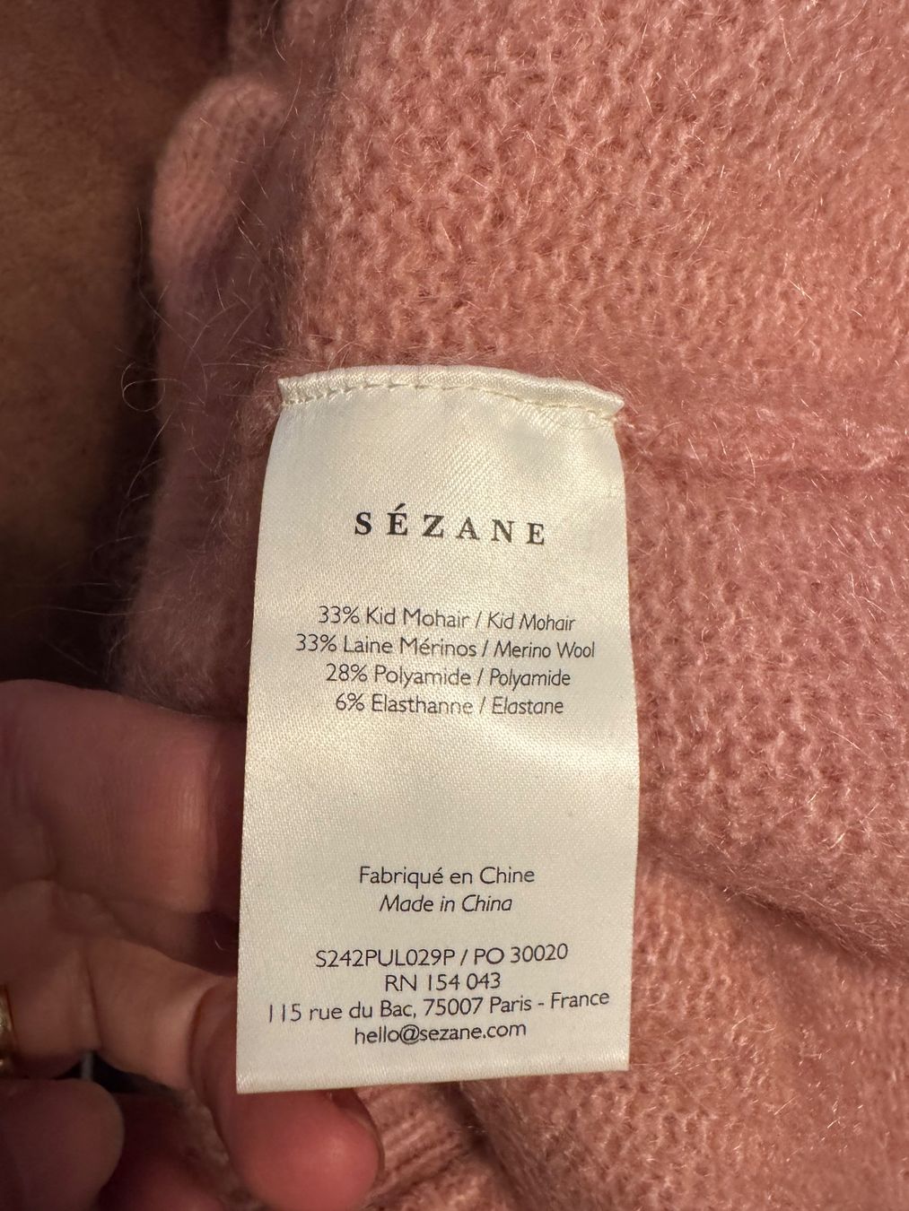 Sezane Maglioni & Felpe: Sezane Pullover Kid Mohair, Merino Wool – Usato da Obfelden venduto da cesarina10 9