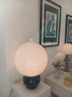 lampe design verre et bois
