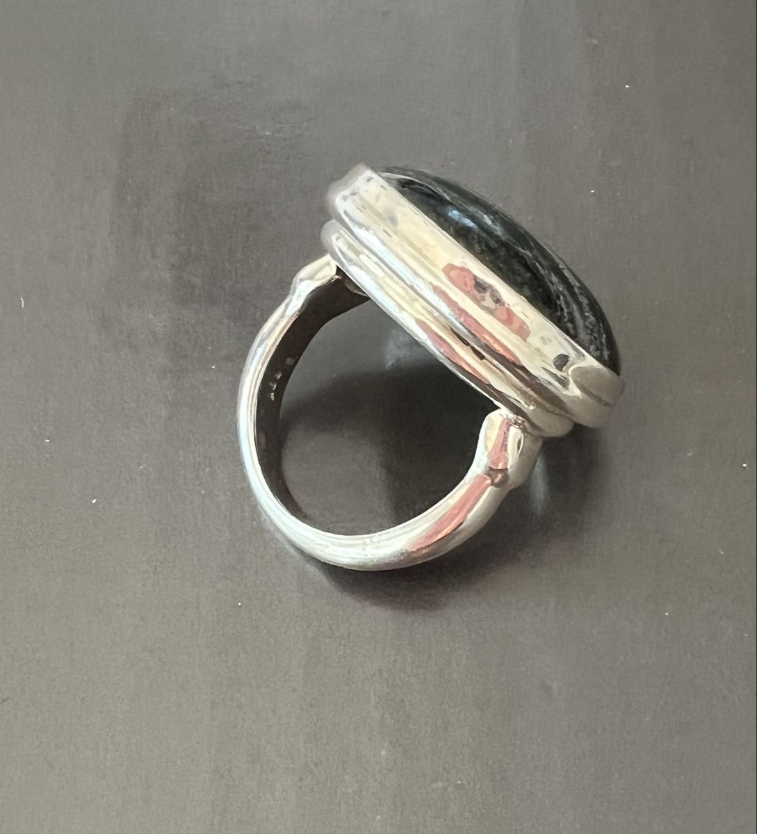 Anelli: Ring aus Silber mit Zebra Jasper – Nuovo e nell'imballaggio originale da Münsingen venduto da Krone75 4