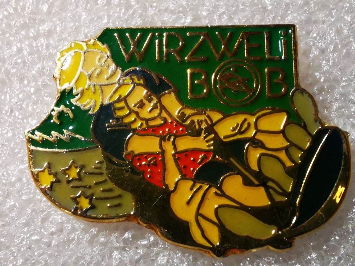 Plaketten & Abzeichen: Ansteckpin 4: Wirzweli Bob – Gebraucht aus Oppligen von Pin-Fall-Shop