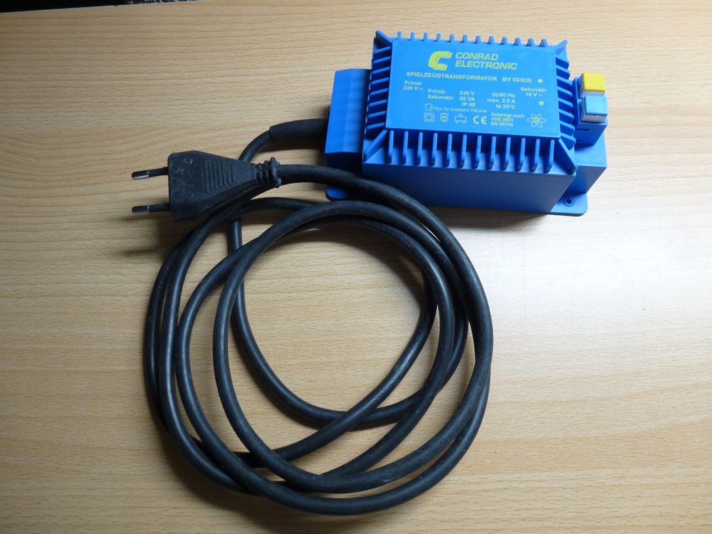 Spielzeugtransformator 18VAC 52VA (Gebraucht) in Hombrechtikon für CHF ...