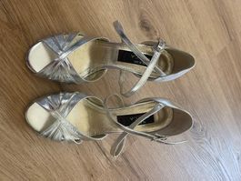 Tanzschuhe Nueva Epoca silber Grösse 5.5