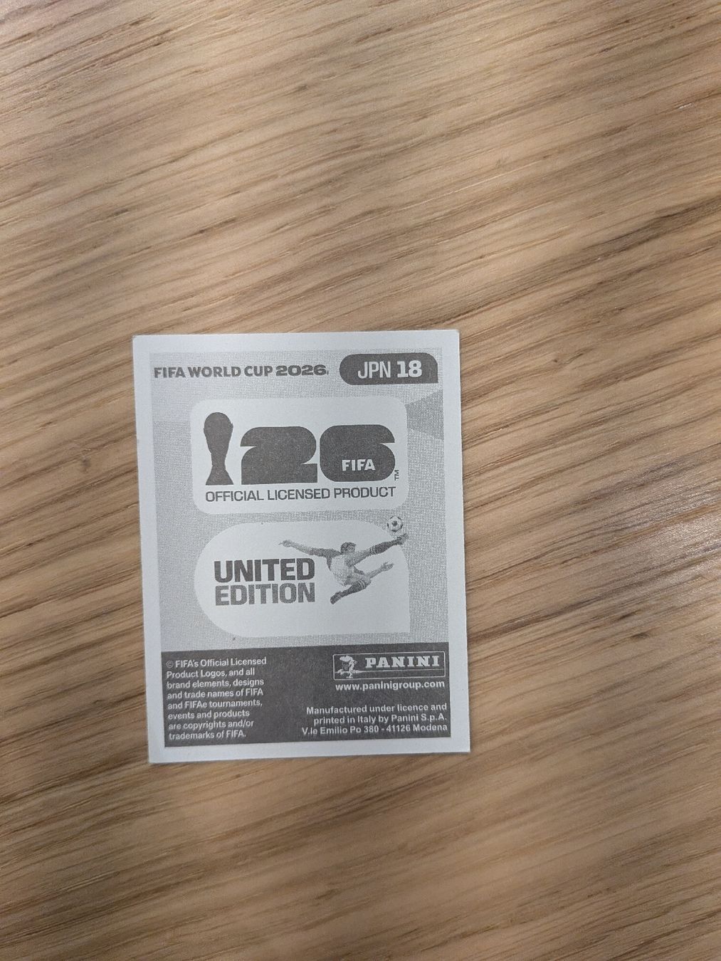 Panini Carte collezionabili: Panini Bild JPN 18 – Usato da Eschenbach SG venduto da SanFranciscoCalifornia 1