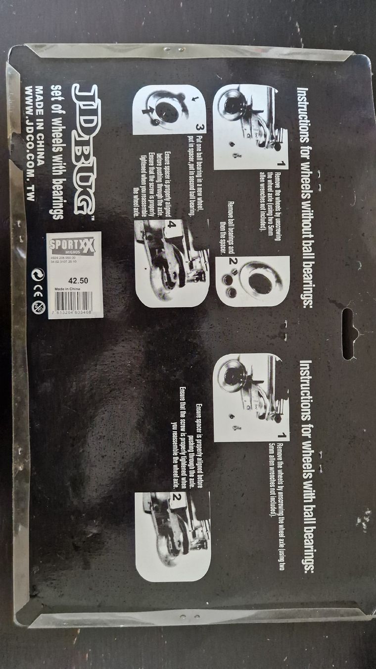 Kickboard: Roues trottinette jd bug – Nuovo e nell'imballaggio originale da Vevey venduto da PAV61