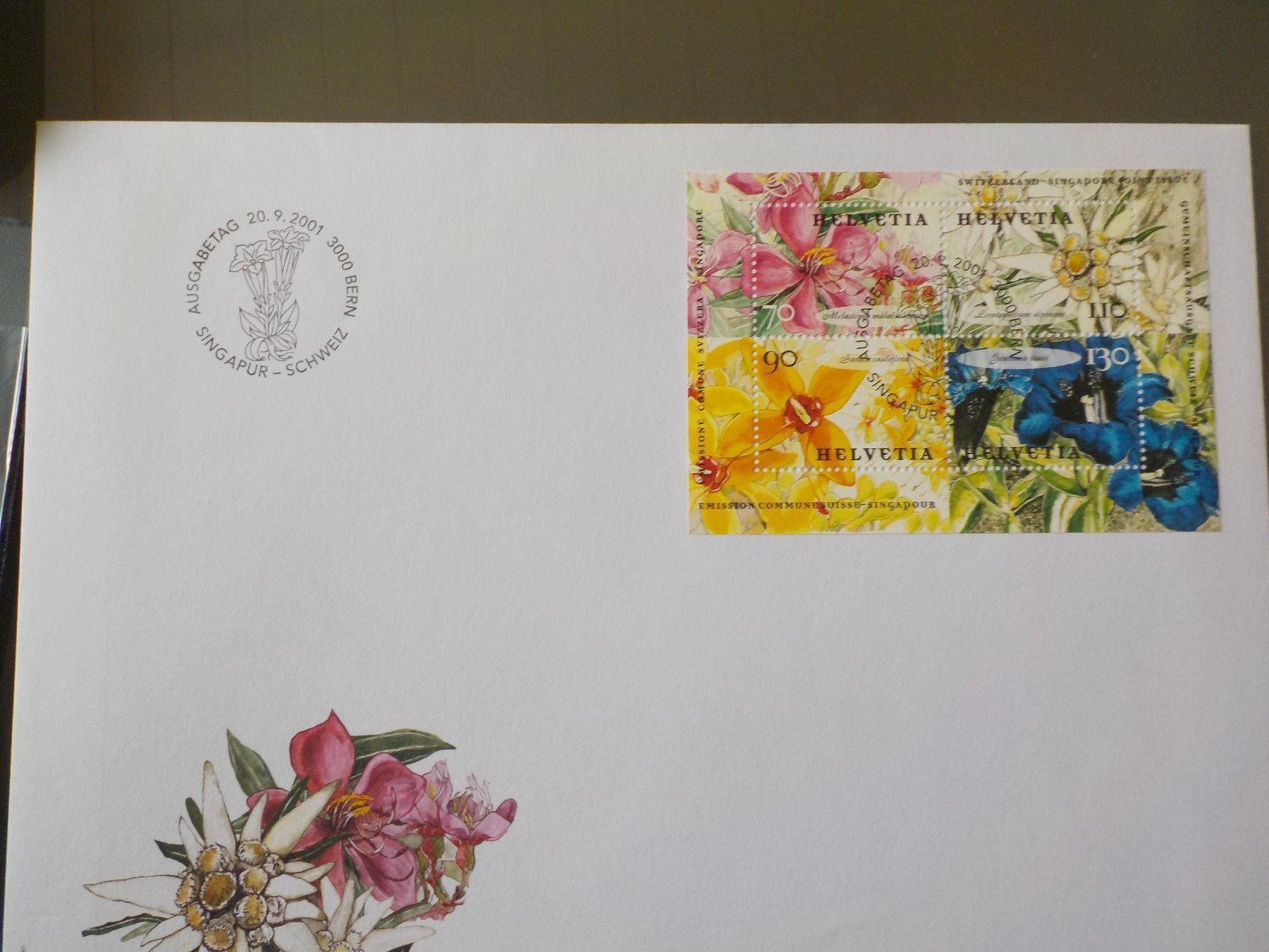 Tutti i francobolli: 2001, FDC, Gemeoinschafts, Singapor/CH – Nuovo (secondo la descrizione) da Muri b. Bern venduto da Ricardoverkauf