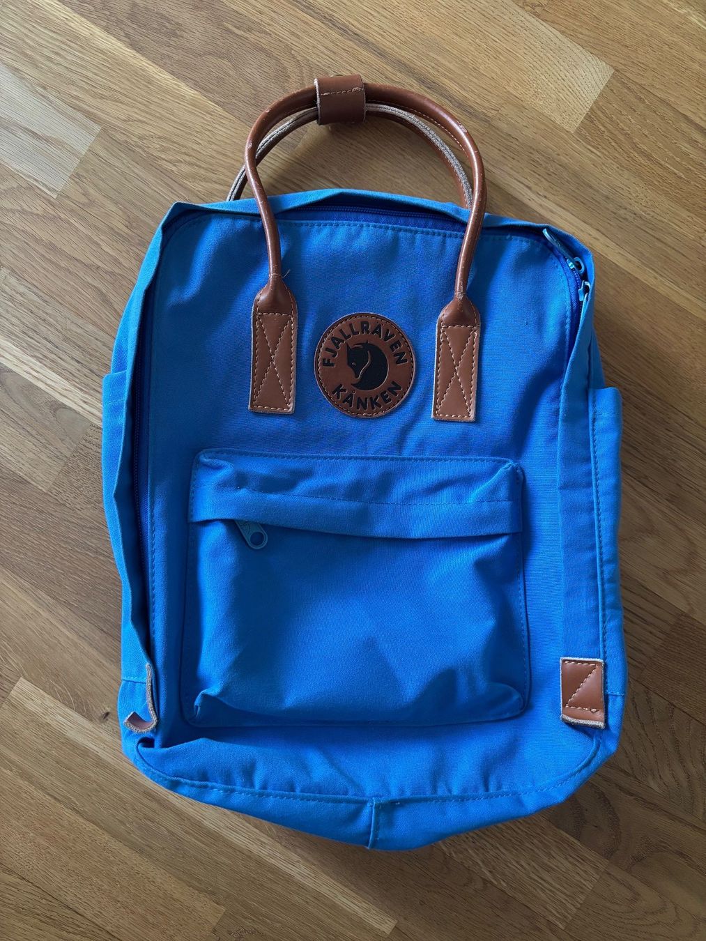Fjällräven Sacs à dos: Fjällräven Kanken Rucksack blau - Ledergriffe – D'occasion à Bern par kla_5x6s