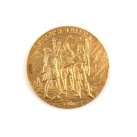 1. August Taler Goldmedaille