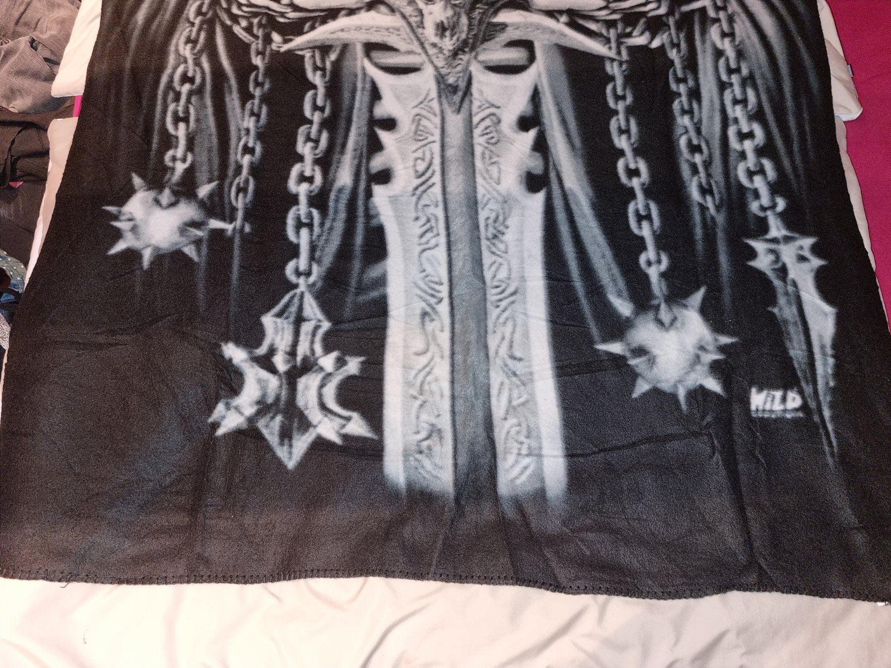 Coperte: Fleece Decke 127x152cm neu – Nuovo (secondo la descrizione) da St.Gallenkappel venduto da RocknSkull 6