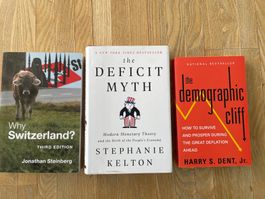 3x Economics & Politics Books Bundle: Why Switzerland?, MMT