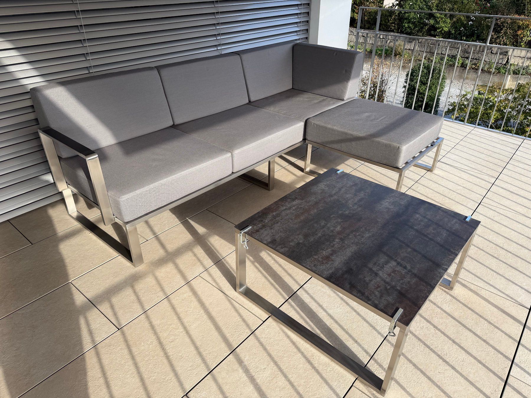 Sofas: Edelstahl Lounge – D'occasion à Meilen par Sveasola-2021 2