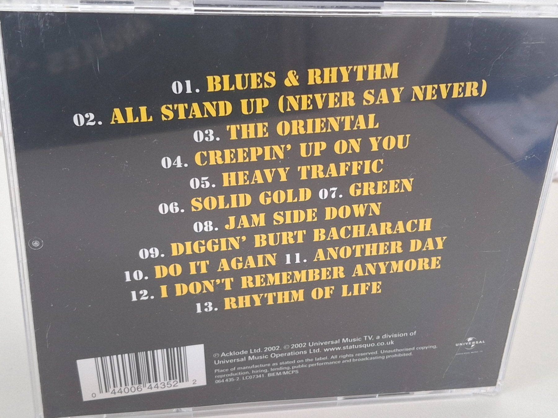 CDs: CD Status Quo - Heavy Traffic – D'occasion à Aarberg par Jackup1 1