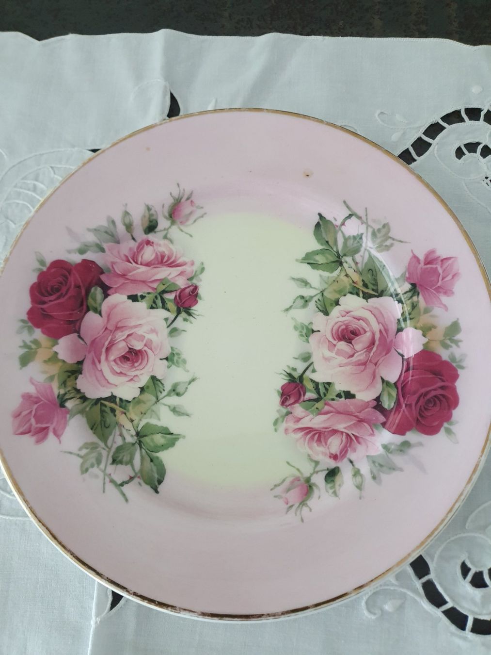 Piatti: 2 Teller mit Blumenmuster guter Zustand – Usato da Reinach venduto da 3Guggerli 1