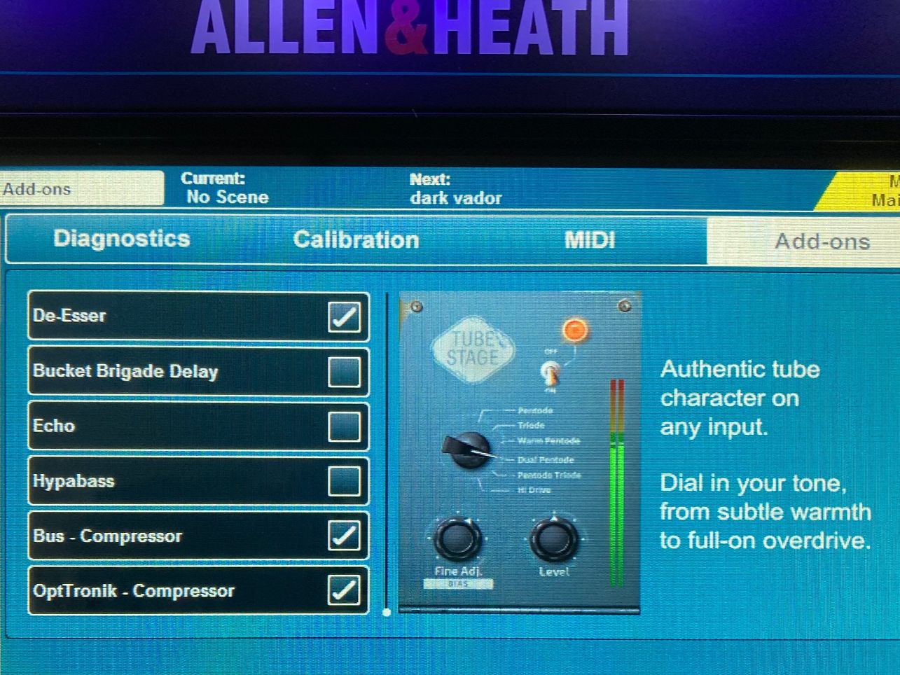 Allen & Heath Mischpulte: Table de mixage A&H SQ-5 – Gebraucht aus Les Thioleyres von Chouinard 4