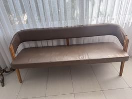 🛋️ Schöne Leder-Sitzbank / Bank