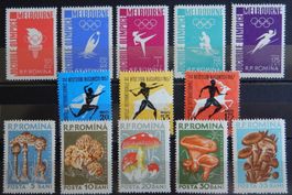 Rumänien Lot mit Werten 1960