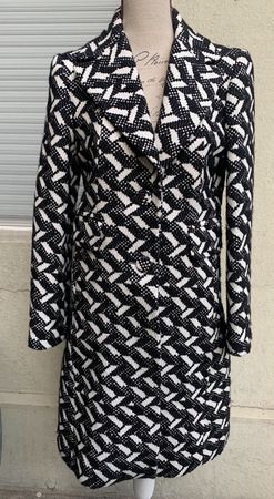 Splendide manteau chic TARA JARMON 53%coton 13%laine t.38