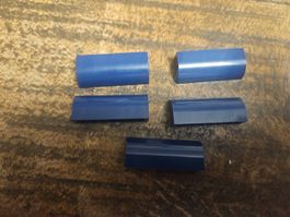lego 6191 lot de 5 pièces Dark Blue Slope, Curved 1 x 4 x 1