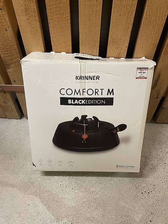 Krinner Christbaumständer: Krinner Comfort M (Black Edition) – Gebraucht aus Genève von julian-b 2