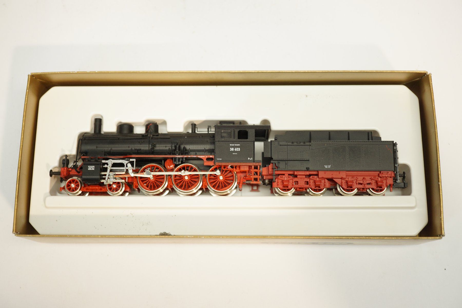 Trix Modellini di ferrovie: 2j Trix 2409 DB BR 38 403 Dampflok – Usato da Uetendorf venduto da tigermuegi 7