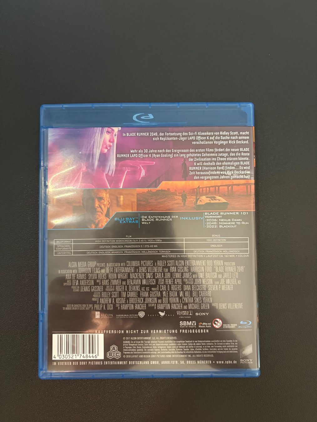 Alle DVDs: Blade Runner 2049 – Blu-ray – Gebraucht aus Winterthur von Bruce_Wayne_22 1