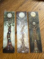 3x Lesezeichen-Buchzeichen-Spiritualität-Mystic-Kraft-Symbol