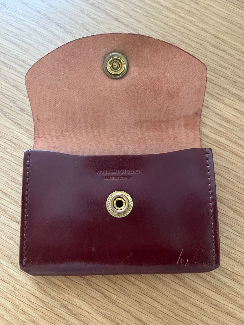 Portafogli: KOBASHI STUDIO Cordovan Card Case - Red Brown – Usato da Wangen b. Olten venduto da ricochet56 2