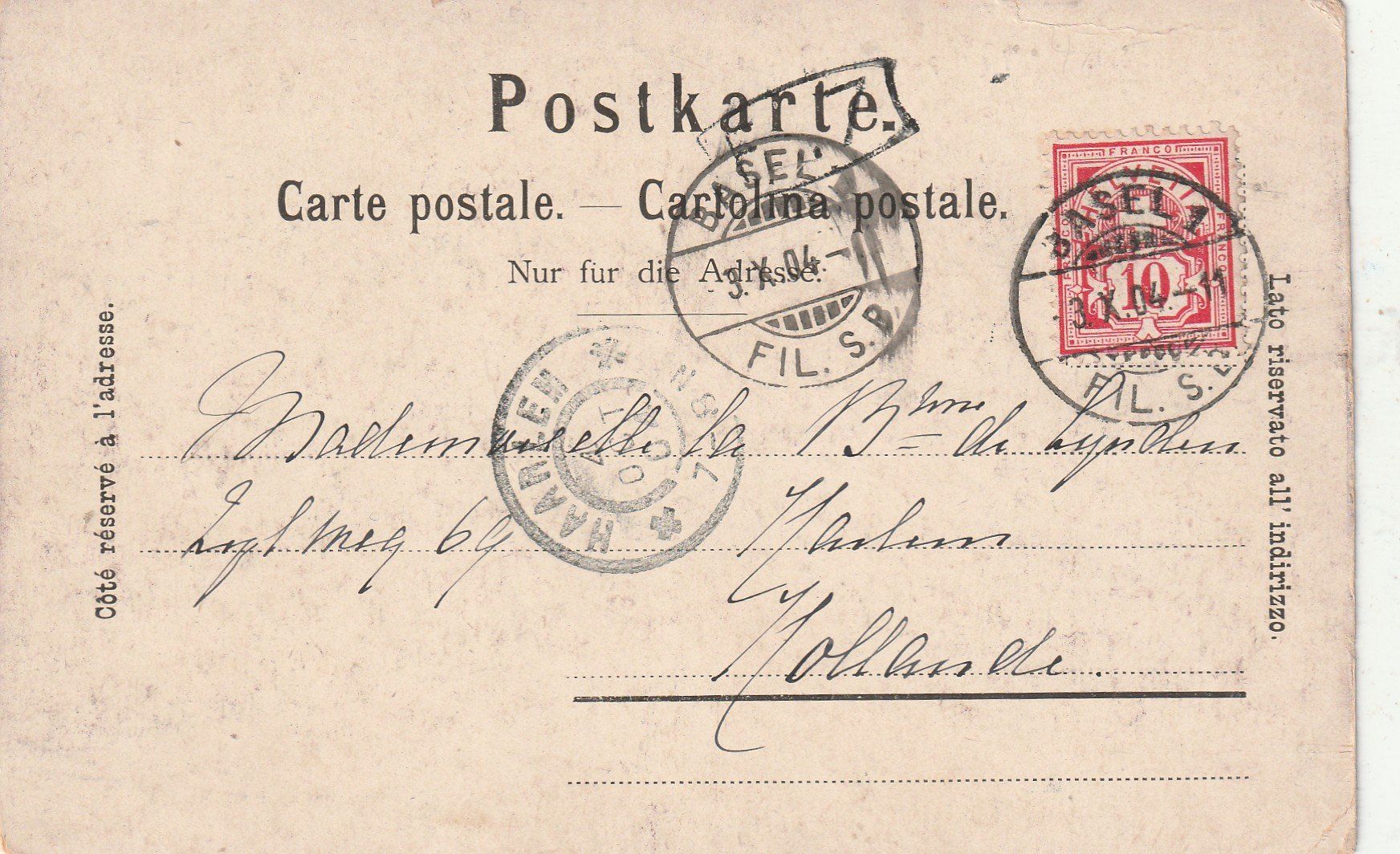 Cartes postales: Basel – D'occasion à Lumbrein par made02 1