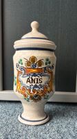 Pot pharmacie plantes vintage ANIS en céramique craquelée